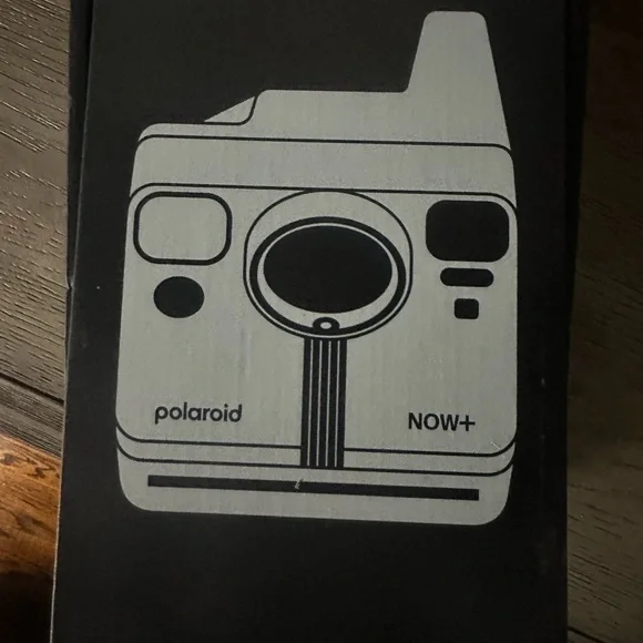 Polaroid NOW+ White Camera with Rainbow Accent